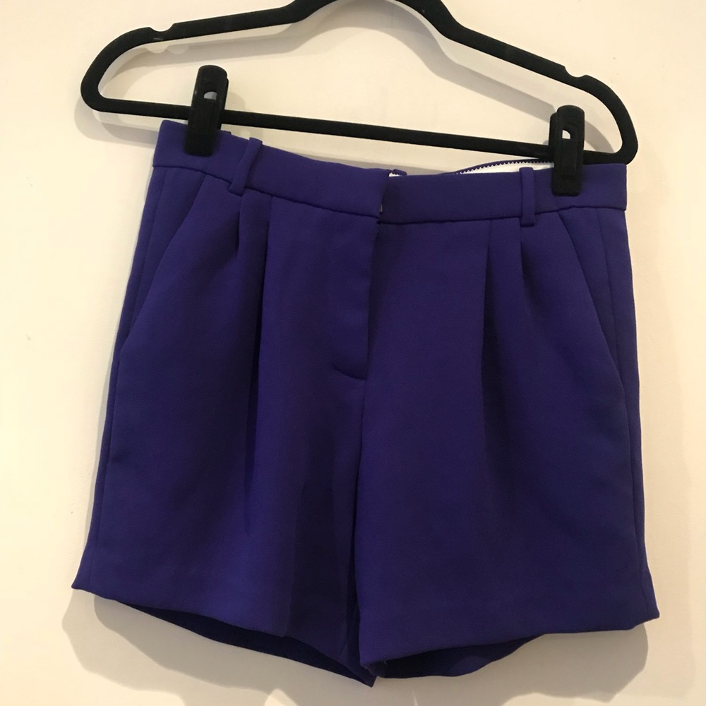 J Crew Purple/Blue Shorts Sz 0